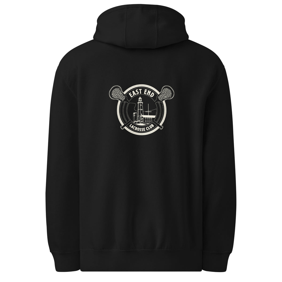 Black: East End Premium Club Hoodie back